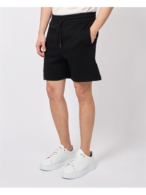 Armani Exchange fleece Bermuda shorts with drawstring waist ARMANI EXCHANGE | XM000534-AF10365UC001